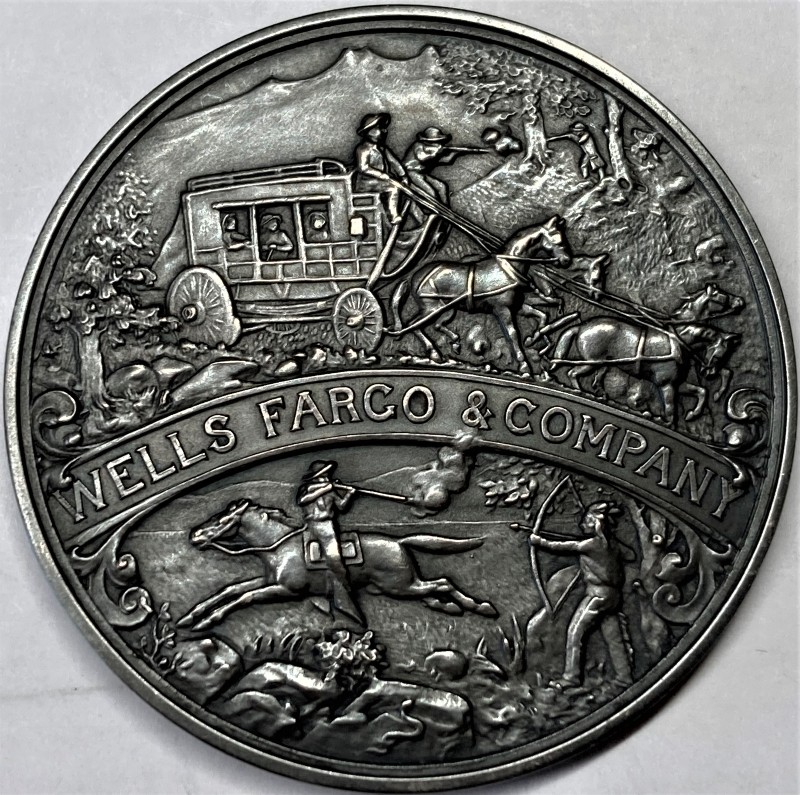 Wells-Fargo-50th-Anniversary-1852-1902-Hk-296-So-Called-Dollar